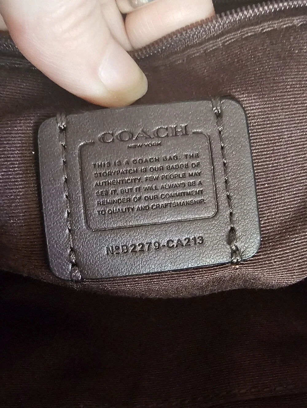 COACH CA213 Andy Crossbody Shoulder Bag